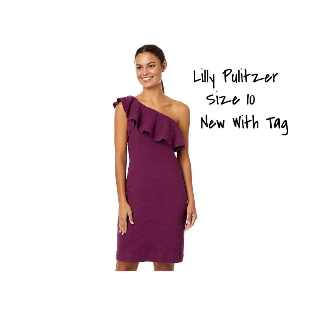 Lilly Pulitzer Sleeveless Dress in Bordeaux Women's Size 10 New with Tag